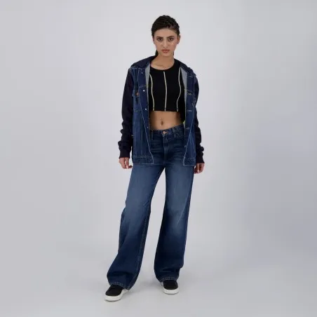 Regular jacket unisexe en bimatière - KENZI 4.0 - KONTAKT