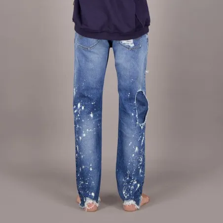 Regular jeans unisexe Heavy Used Effect - TUNIS FASHION WEEK 2024 - KONTAKT