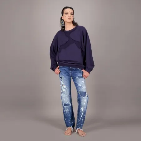 Regular jeans unisexe Heavy Used Effect - TUNIS FASHION WEEK 2024 - KONTAKT