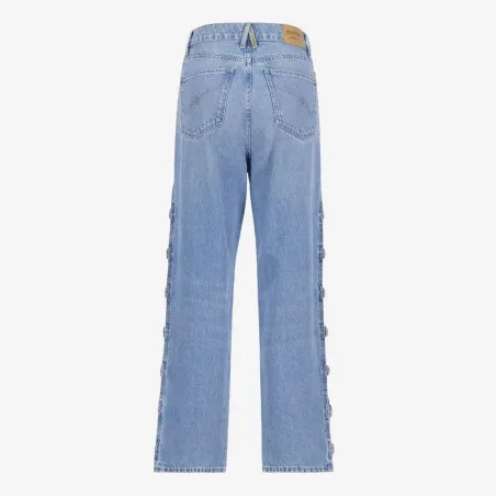 Ribcage femme avec passant croisée en jeans - RAYA 2.0 - KONTAKT