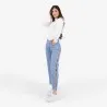 Ribcage femme avec passant croisée en jeans - RAYA 2.0 - KONTAKT