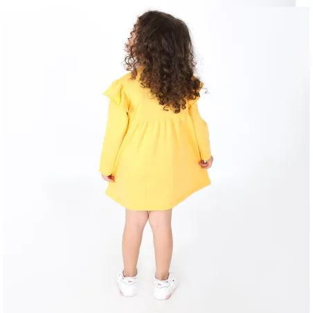 Robe bébé à volant avec broderie - KONTAKT
