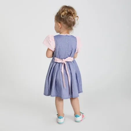 Robe bébé bi-couleur chaine et trame - KONTAKT
