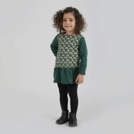 Robe bébé côtelé ARC EN CIEL - KONTAKT