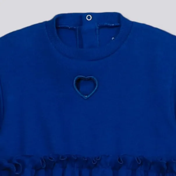 Robe bébé fille avec cut out cœur - KONTAKT