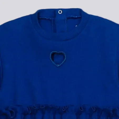 Robe bébé fille avec cut out cœur - KONTAKT