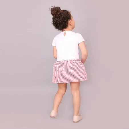 Robe bébé manches courtes avec volant CUPCAKE - KONTAKT