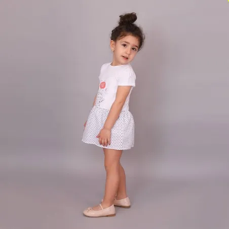Robe bébé manches courtes avec volant CUTEST BABY - KONTAKT