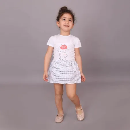 Robe bébé manches courtes avec volant CUTEST BABY - KONTAKT