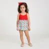 Robe bretelle bébé imprimé formes - KONTAKT