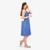 Robe bretelle fluide femme en jeans THANIA - KONTAKT