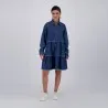 Robe chemise femme a volants en jeans- RAFLA - KONTAKT