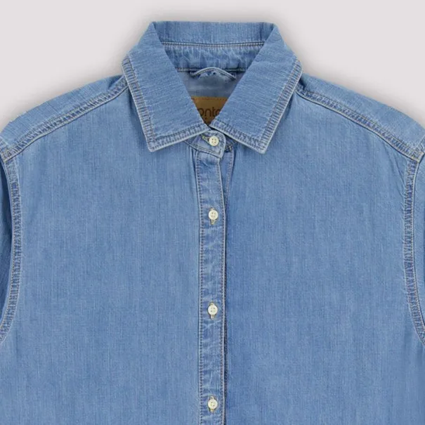 Robe chemise femme en jeans-CHANEZ - KONTAKT