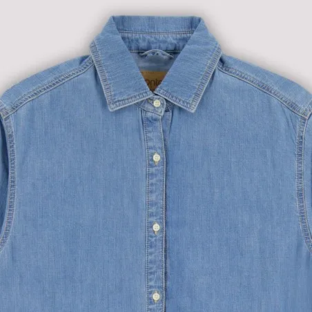 Robe chemise femme en jeans-CHANEZ - KONTAKT