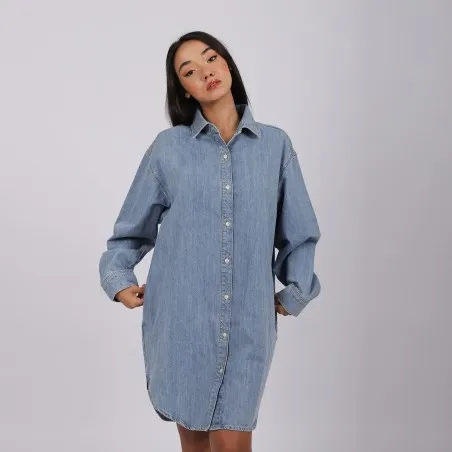 Robe chemise femme en jeans-CHANEZ - KONTAKT
