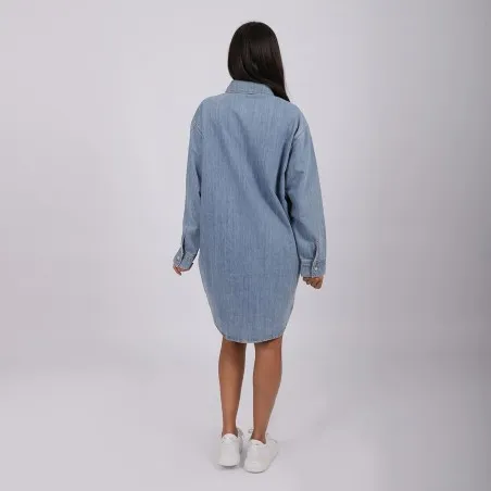 Robe chemise femme en jeans-CHANEZ - KONTAKT