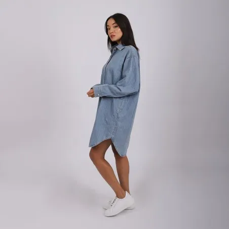 Robe chemise femme en jeans-CHANEZ - KONTAKT