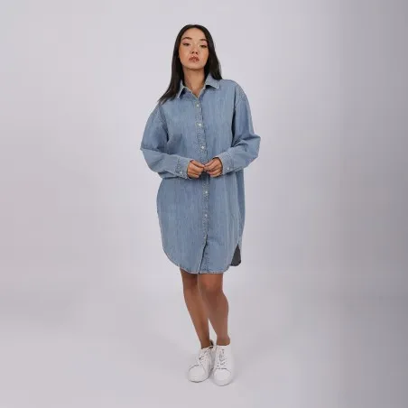 Robe chemise femme en jeans-CHANEZ - KONTAKT