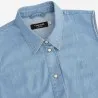 Robe chemise fluide femme sans manche en jeans- CYLINE - KONTAKT