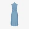 Robe chemise fluide femme sans manche en jeans- CYLINE - KONTAKT