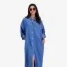Robe chemise longue femme en jeans CHANEZ 2.0 - KONTAKT