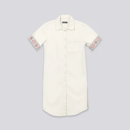 Robe chemise maxi fille en jeans - KONTAKT