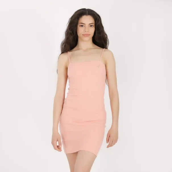 Robe côtelé femme avec bretelle - KONTAKT