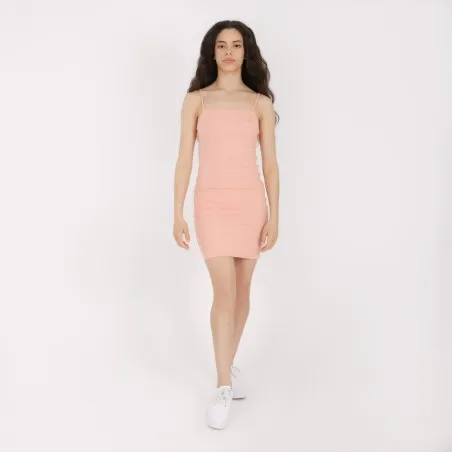 Robe côtelé femme avec bretelle - KONTAKT