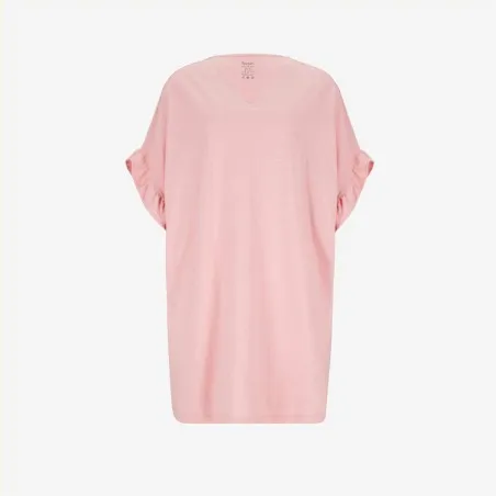 Robe de plage avec volant sur les manches - KONTAKT