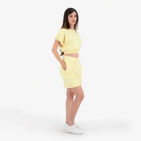 Short femme avec bande à la taille croisée - KONTAKT