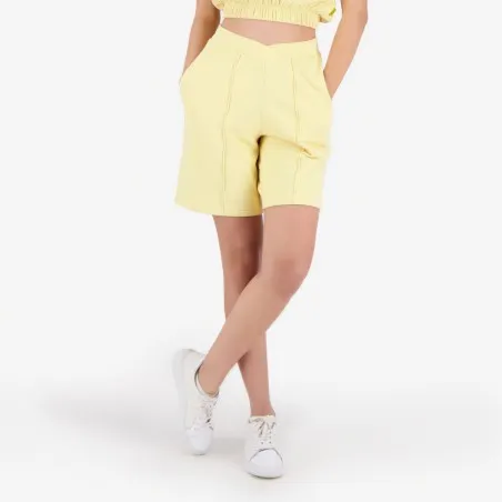 Short femme avec bande à la taille croisée - KONTAKT