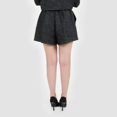 Short femme avec poche côté en Tweed - KONTAKT
