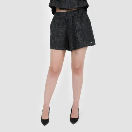 Short femme avec poche côté en Tweed - KONTAKT