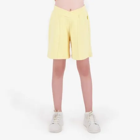 Short fille avec bande à la taille croisée - KONTAKT