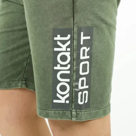 Short homme délavé en molleton - KONTAKT