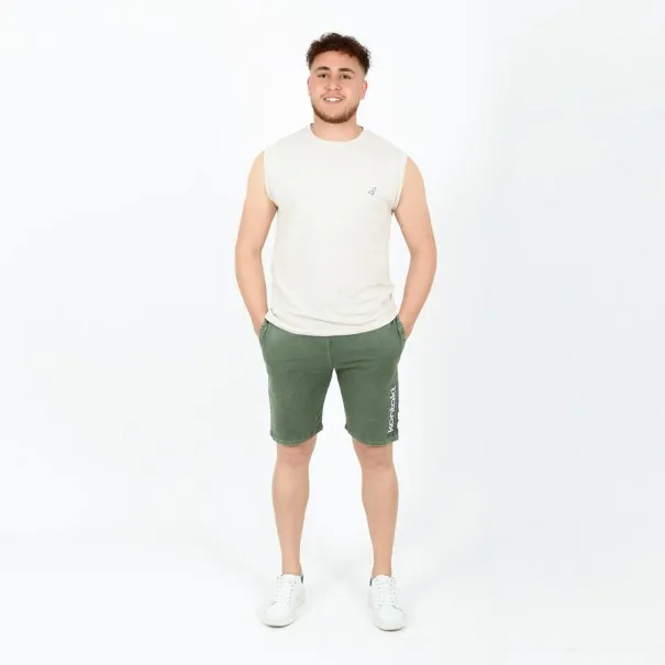Short homme délavé en molleton - KONTAKT