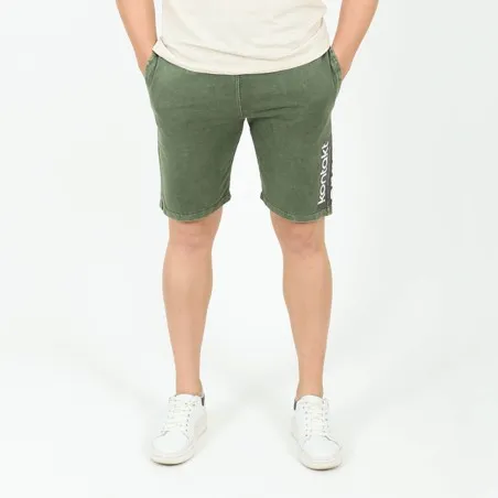Short homme délavé en molleton - KONTAKT