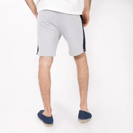 Short homme en molleton avec bandes contrastées - KONTAKT