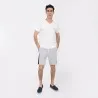 Short homme en molleton avec bandes contrastées - KONTAKT
