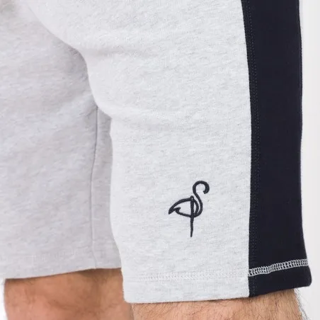 Short homme en molleton avec bandes contrastées - KONTAKT