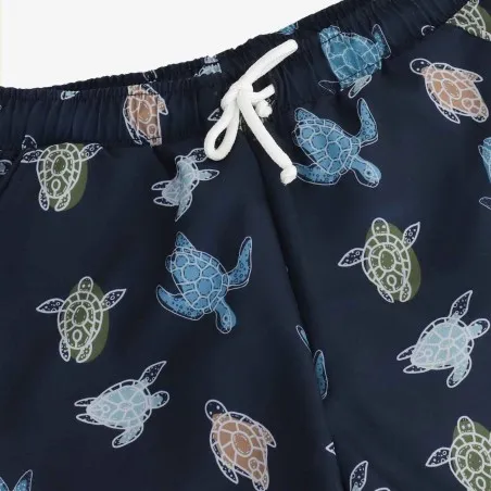 Short maillot garcon ALL OVER TORTUE DE MER - KONTAKT