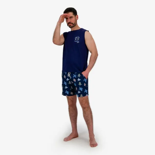Short maillot homme ALL OVER TORTUE DE MER - KONTAKT
