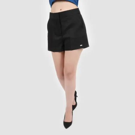 Short tailleur femme en chaine et trame - KONTAKT