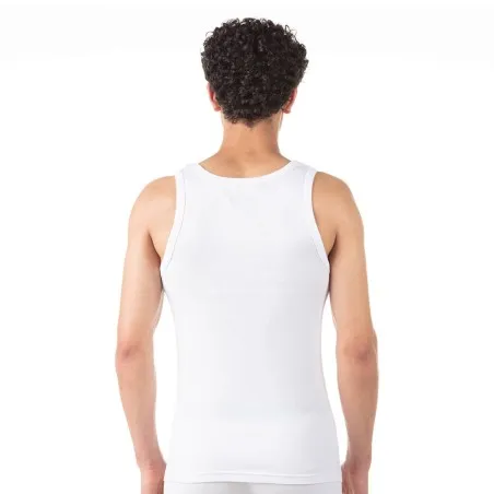 Singlet col bas homme en coton pur - KONTAKT