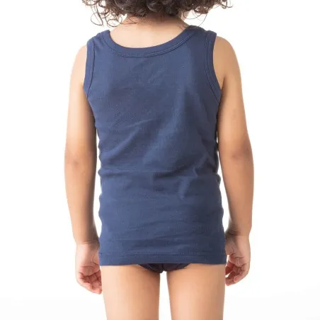 Singlet garçon fusée en coton pur - KONTAKT