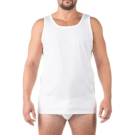Singlet grandes tailles en coton pur - KONTAKT