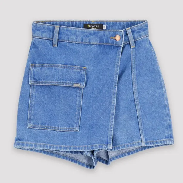 Skort femme en jeans - SOUKAINA - KONTAKT