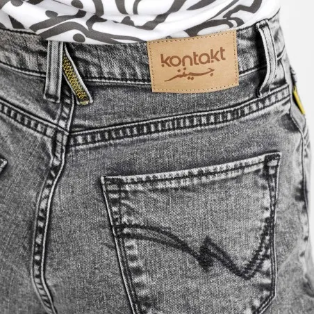 Slim mum jeans femme - SALIMA - KONTAKT