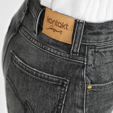 Slim short femme en jeans - NERMINE - KONTAKT