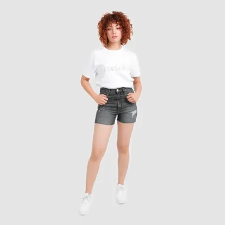Slim short femme en jeans - NERMINE - KONTAKT